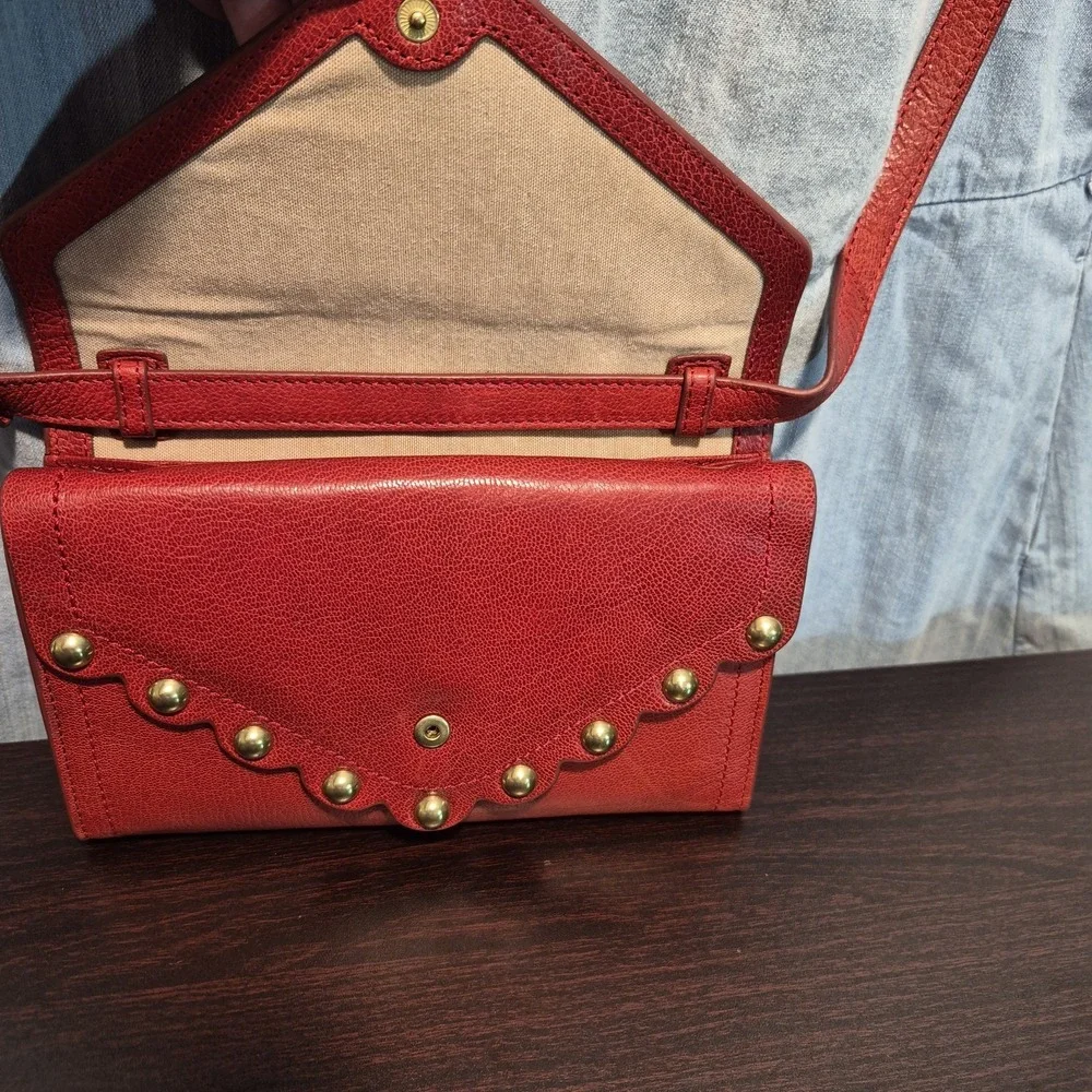 Women Lucky‎ Brand Ruth Scalloped Crossbody Bag Boho-Chic Western Inspired
